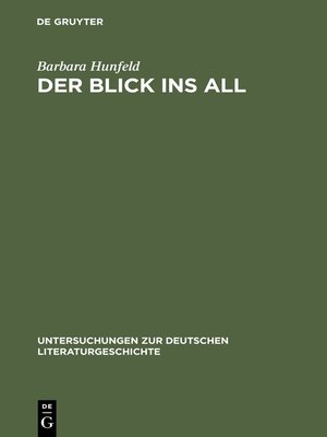cover image of Der Blick ins All